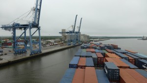 Der Hafen in Nord Charleston