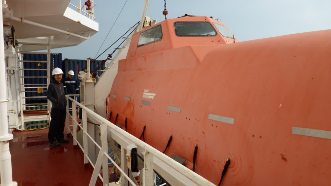 Das Rettungsboot...